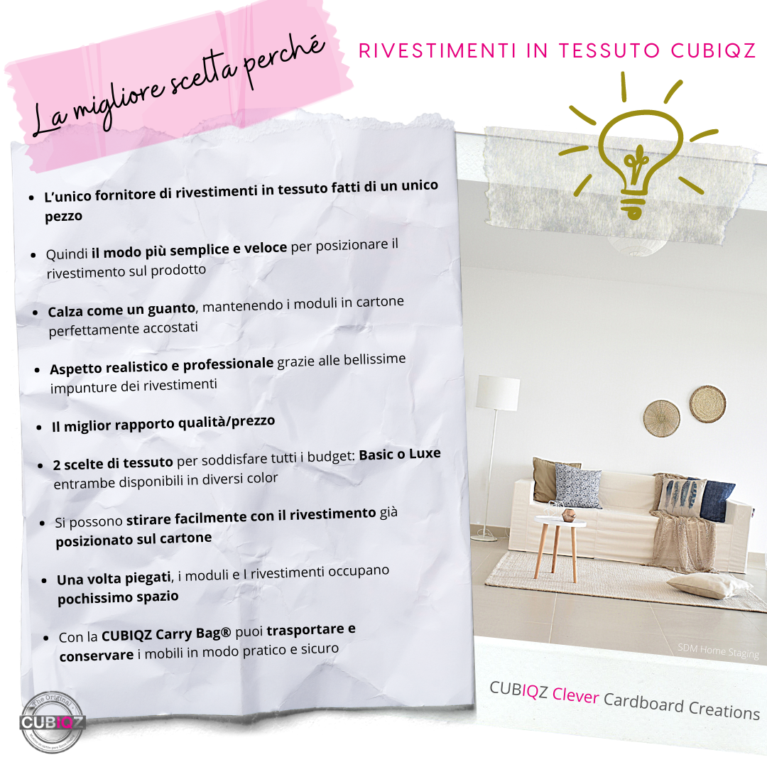 cubiqz mobili in cartone e lucine in cartone; La migliore scelta perché…