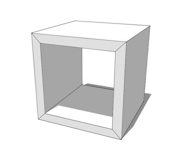 LUUCK comodino cubo by CUBIQZ