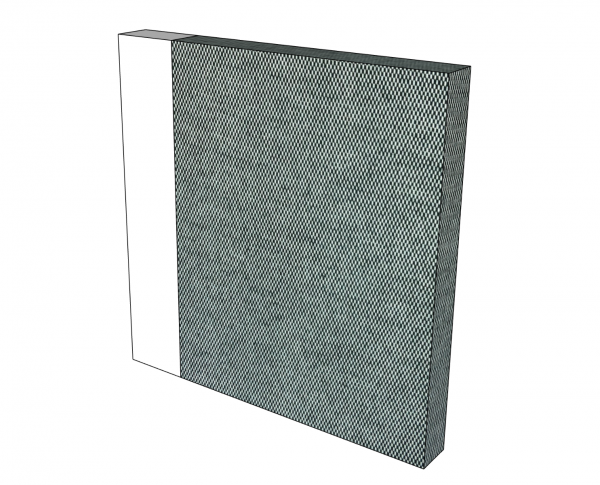 Rivestimento per testiera letto singolo - Cubiqz