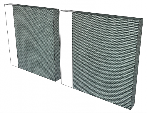 Rivestimento per testiera letto doppio | Cubiqz mobili in cartone