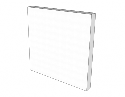 Testier in cartone| per letto singolo in cartone - Cubiqz