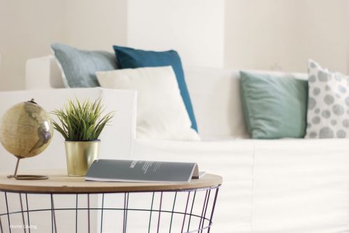 Rivestimento per il divano in cartone due posti Cubiqz, Colore OFF WHITE