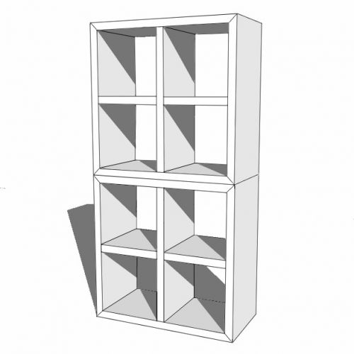 CUBIQZ scaffale con 8 scomparti