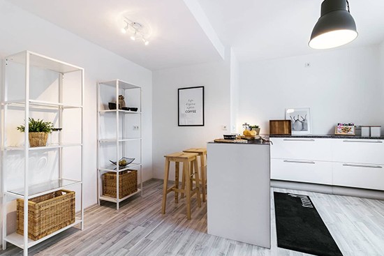 Raum 2 con cubiqz cucina in cartone BASIC Raum 2 con cubiqz cucina in cartone BASIC