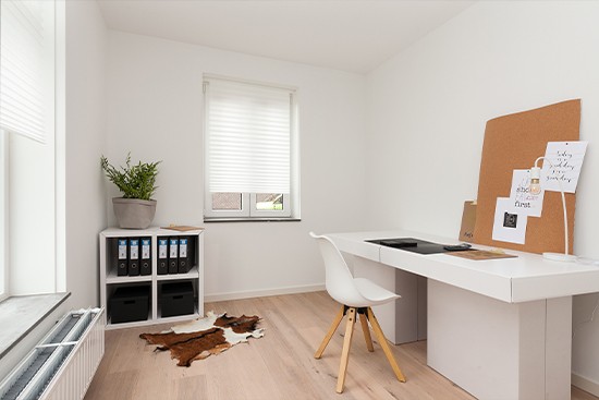 Home Office Staging con moduli in cartone cubiqz Home Office staging con moduli in cartone cubiqz